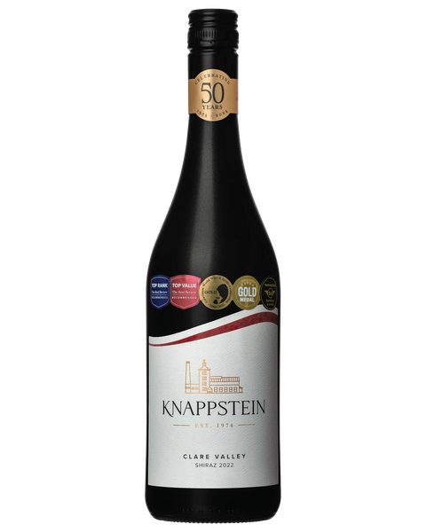 Bottle of Knappstein Clare Valley Shiraz, an Australian red wine