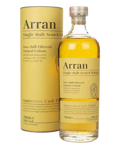 Arran Single Malt Scotch Whisky Sauternes Cask Finish