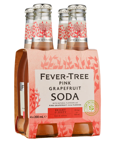 Fever-Tree Premium Grapefruit Soda 200ml x 4 Pack