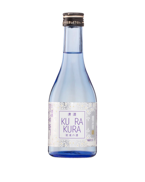 Bottle of Kura Kura Takamasamune Japanese sake, 300mL