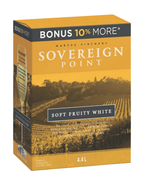 Sovereign Point Soft Fruity White Cask 4L