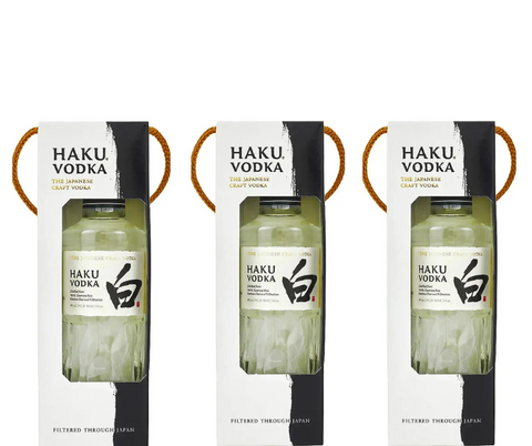 Haku Vodka 3 x 200ml Gift Pack