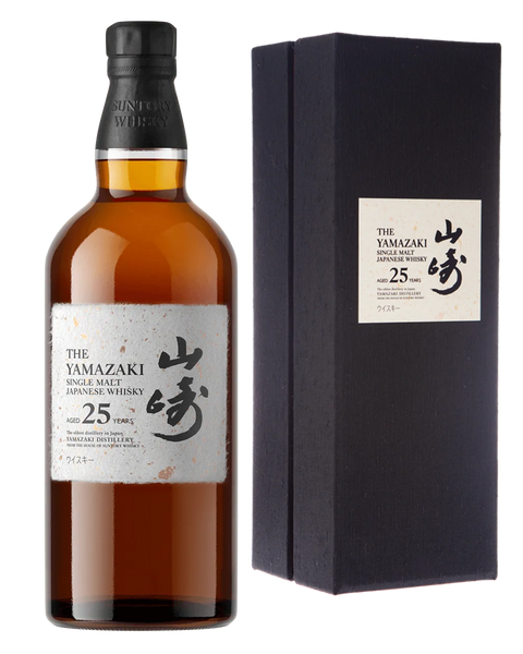 Bottle of Yamazaki 25 Year Old single malt Japanese whisky, 700ml
