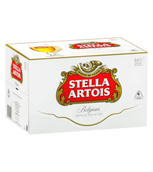 Stella Artois Beer Stubbies Case 24