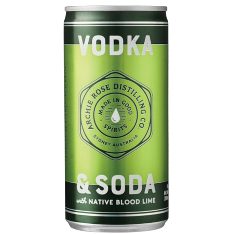 Archie Rose Vodka & Soda with Native Blood Lime