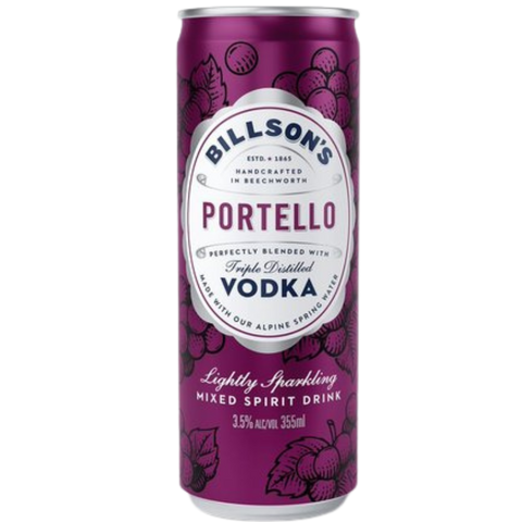 mixed spirits drink Billson's Portello Vodka