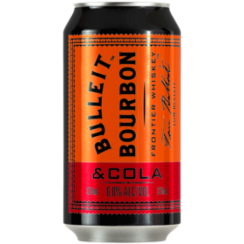 Bulleit Bourbon & Cola Cans 6% 375mL. Great flavour