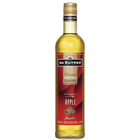 De Kuyper Apple Schnapps. Red apple flavor, delicious liqueur.