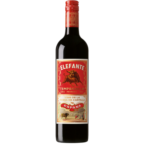 Elefante Primero Tempranillo. Beautiful wine and smooth light body