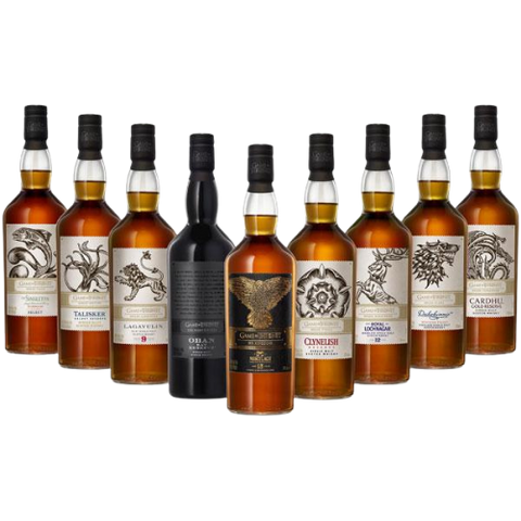 Game of Thrones Single Malts Bundle of 9 Whiskies