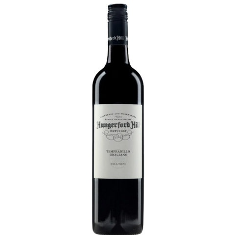 Hungerford Hill Hilltops Tempranillo Graciano. Complex and fruity, soft but full, easy to drink.