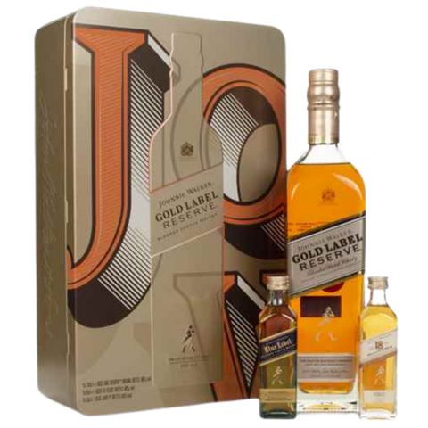Johnnie Walker Gold Label Reserve 750ml Festive Gift Pack