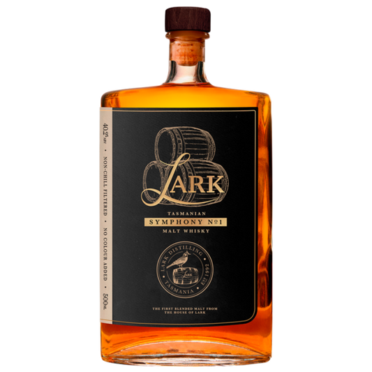 Lark Symphony No 1 Malt Whisky 500mL.Distinctive flavour. Smooth, sweet 