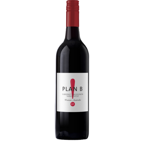 Plan B “GT” Cabernet Sauvignon Sangiovese. Perfectly likeable wine. Lovely fruity red