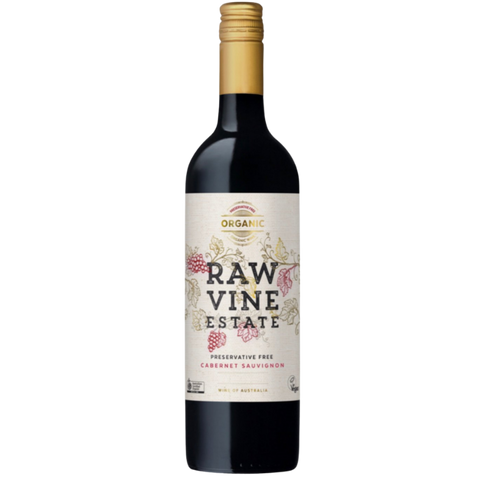 Raw Vine Estate Organic & Preservative Free Cabernet Sauvignon – Red Wine