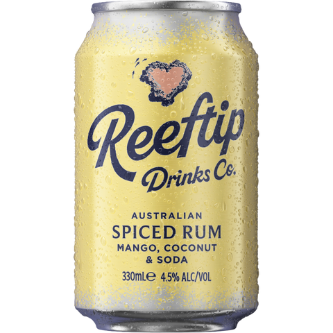 Reeftip Mango Coconut and Soda Can 330ml. Absolutely awesome drink. Not super sweet,. Nice and refreshing