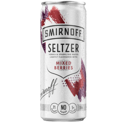 Smirnoff Seltzer Mixed Berries Cans affordable price