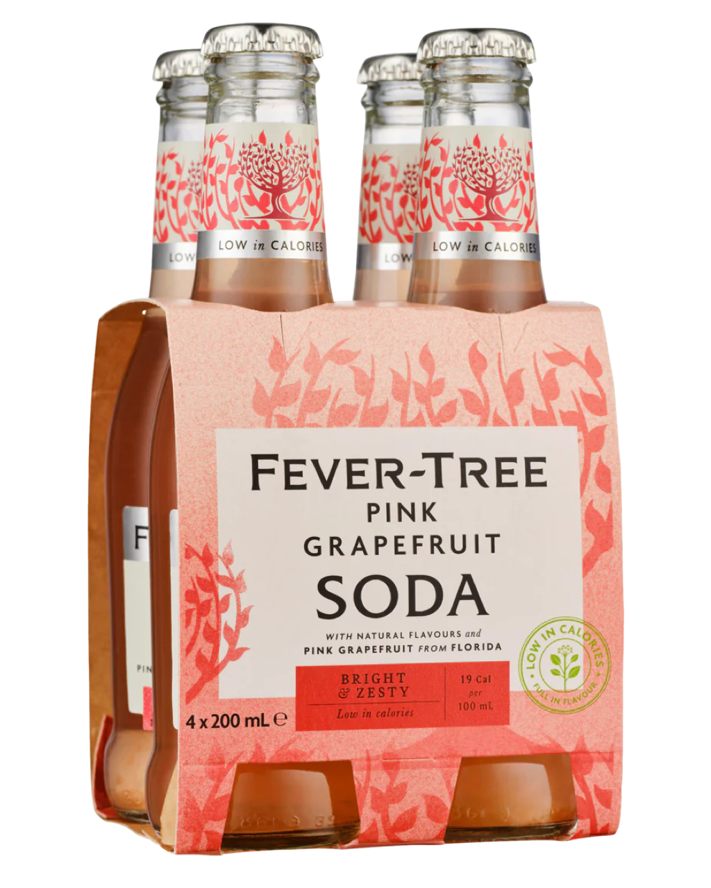 Fever Tree Premium Grapefruit Soda 200ml x 4 Pack