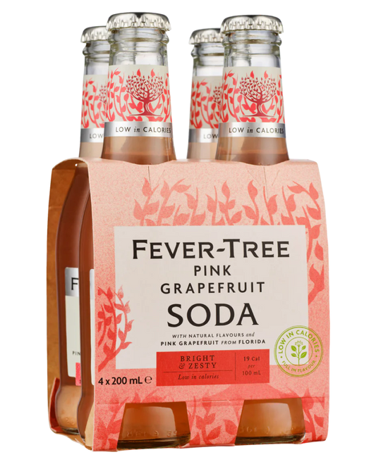 Fever Tree Premium Grapefruit Soda 200ml x 4 Pack