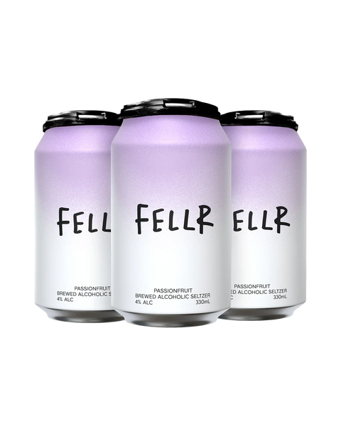 Fellr Passionfruit Brewed Alcoholic Seltzer