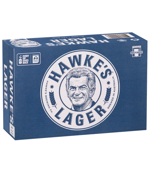 Hawkes Lager Case 375mL
