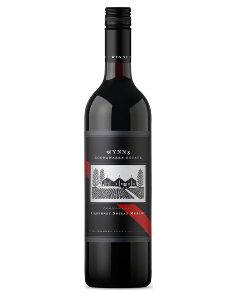 A bottle of Wynns Cabernet Shiraz Merlot – Red Wine