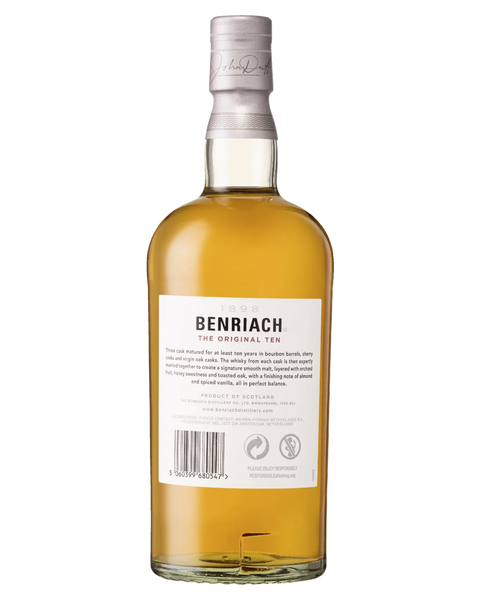 Benriach 10 Year Old Single Malt Scotch Whisky 700mL