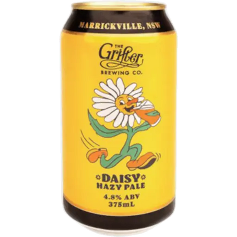 Cans of The Grifter Brewing Co Daisy Hazy Pale Ale, 375mL