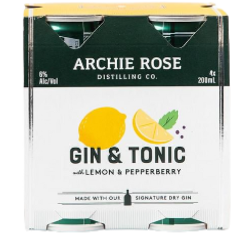Archie Rose Gin & Tonic With Lemon And Pepperberry
