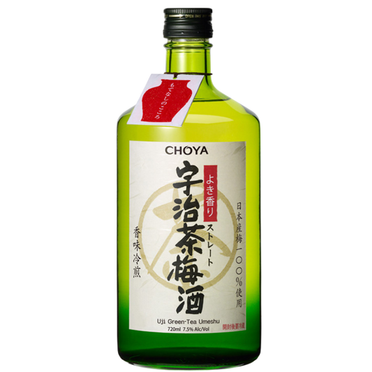 Choya Green Tea Umeshu is unique in taste, age, proof and personality