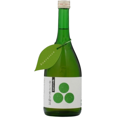 Houraisen shiso Umeshu.  (Japanese herb) flavoured, and has a herb and perfumed character. 