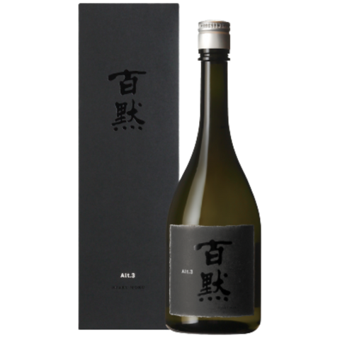 Hyaku Moku Alt. 3. A unique blend of sake 