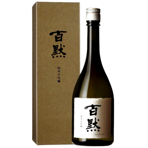 Hyaku Moku Junmai Ginjo. Soft spoken, but powerful