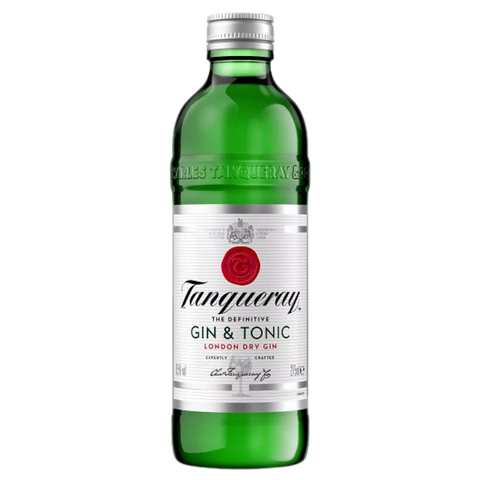 Tanqueray Gin & Tonic Bottles 275mL. refreshing gin and tonic,  right balance of gin tonic